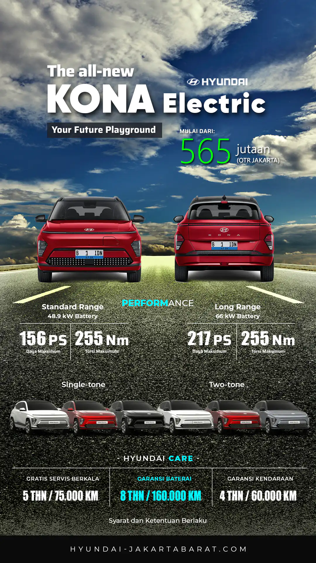Banner Promo All New EV Hyundai Kona Electric Showroom Hyundai Jakarta Barat
