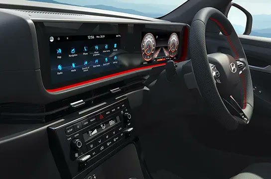 Panel Layar Kokpit Panoramic Integrated Display Hyundai Creta - Dealer Hyundai Jakarta Barat