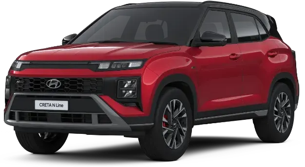 Program Promo di Dealer Hyundai Kebon Jeruk - Mobil Hyundai CRETA warna Red Black Two Tone