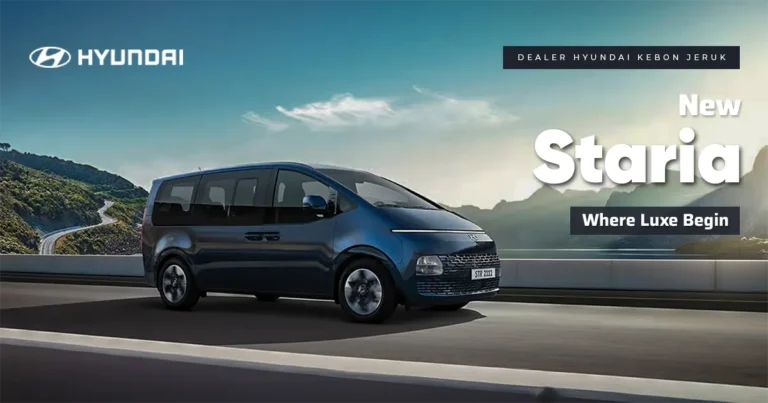 Hyundai Staria MPV Premium Futuristik - Dealer Hyundai Jakarta Barat