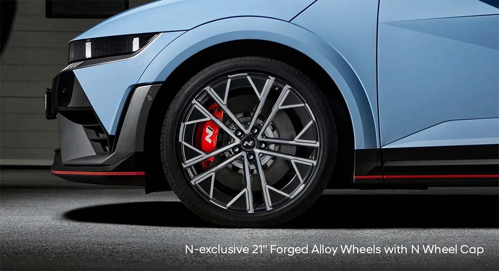 Desain Velg Eksklusif Exclusive Forged Alloy Wheels Hyundai Ioniq 5 N - Dealer Hyundai Kebon Jeruk