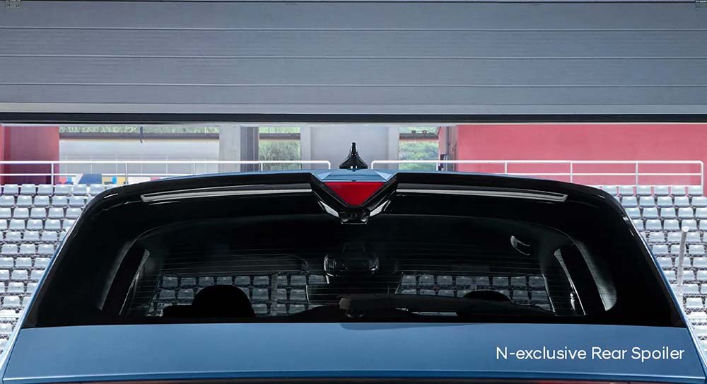 Spoiler Belakang Aerodinamis Exclusive Rear Spoiler Hyundai Ioniq 5 N - Dealer Hyundai Kebon Jeruk
