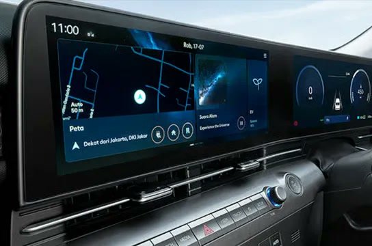 Sistem Navigasi Terhubung Connected Car Navigation Hyundai Kona Electric - Dealer Hyundai Kebon Jeruk