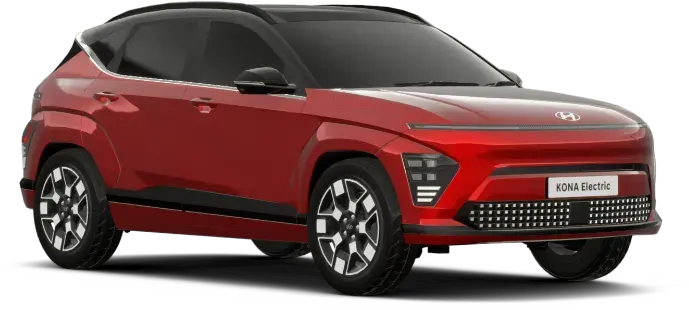 Variasi Warna Bold Dragon Red Pearl Two Tone Hyundai Kona Electric - Dealer Hyundai Kebon Jeruk