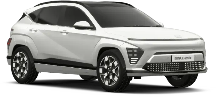Opsi Warna Eksklusif Optic White Matte Hyundai Kona Electric - Dealer Hyundai Kebon Jeruk