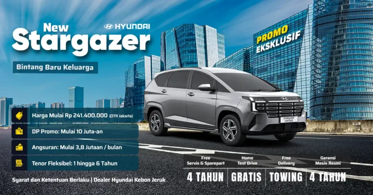 DP 10 jutaan Promo Hyundai STARGAZER Cartenz di Dealer Hyundai Kebon Jeruk