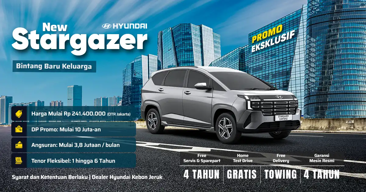 DP 10 jutaan Promo Hyundai STARGAZER Cartenz di Dealer Hyundai Kebon Jeruk