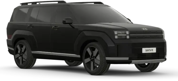 Opsi Warna Unik Midnight Black Matte Hyundai Santa Fe - Dealer Hyundai Jakarta Barat