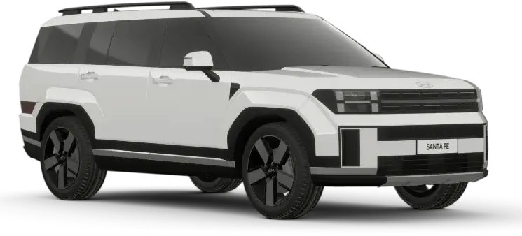 Variasi Warna Eksklusif Optic White Matte Hyundai Santa Fe - Dealer Hyundai Jakarta Barat