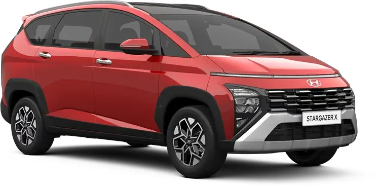 Pilihan Warna Dragon Red Pearl Black Roof Two Tone Hyundai Stargazer X - Dealer Jakarta Barat