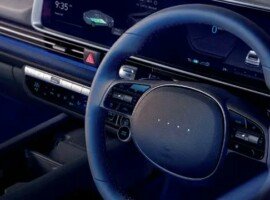 Setir dengan Lampu Interaktif Interactive Pixel Lights Steering Hyundai Ioniq 6 - Dealer Hyundai Kebon Jeruk