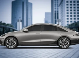 Tampak Samping Kiri Hyundai Ioniq 6 - Dealer Hyundai Kebon Jeruk