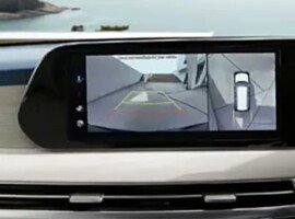 Tampilan Kamera 360 Derajat Surround View Monitor Hyundai Palisade - Dealer Hyundai Jakarta Barat