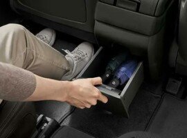 Fitur Tambahan Penyimpanan Rear Lower Tray Hyundai Santa Fe - Dealer Hyundai Jakarta Barat